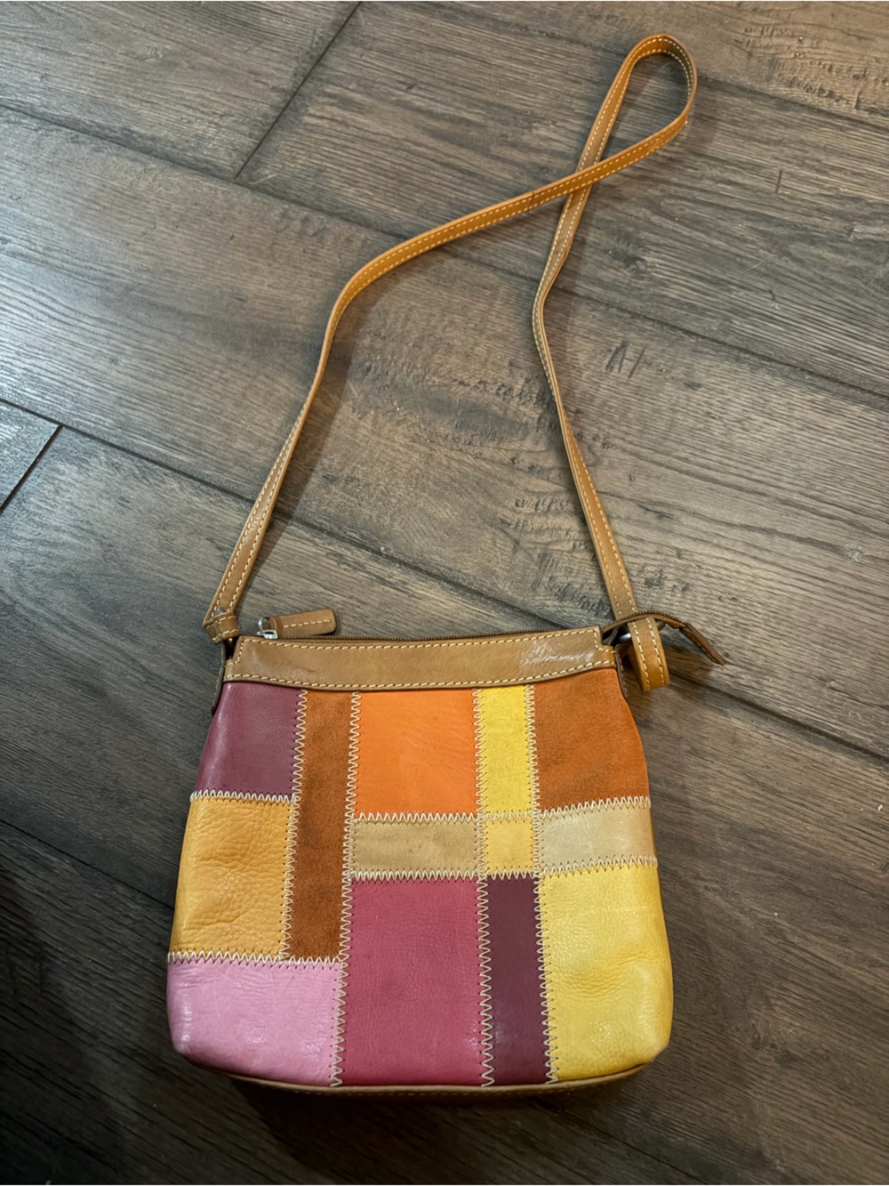 Fossil Leather Crossbody Bag
